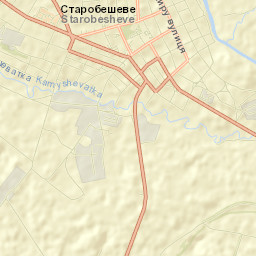 Starobesheve Street Map