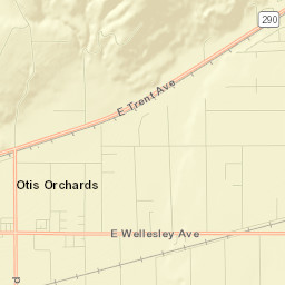 Otis Orchards-East Farms Street Map