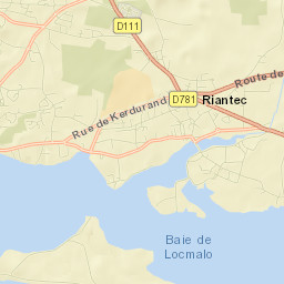 Riantec Street Map