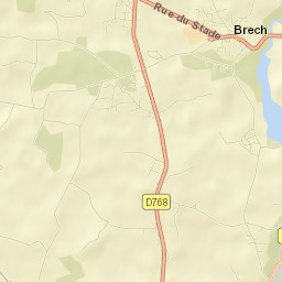 Brech Street Map