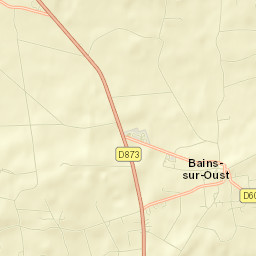 Bains-sur-Oust Street Map