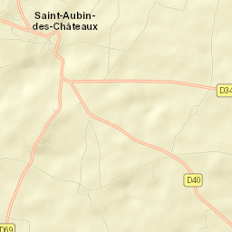 Saint-Aubin-des-Châteaux Street Map