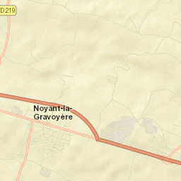 Noyant-la-Gravoyère Street Map