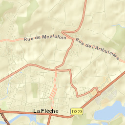 La Flèche Street Map