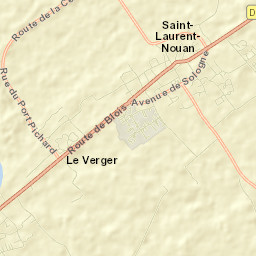Saint-Laurent-Nouan Street Map
