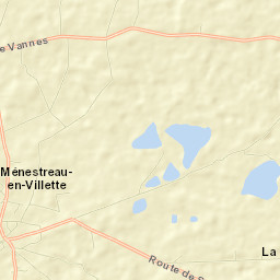 Ménestreau-en-Villette Street Map