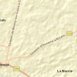 Bléneau Street Map