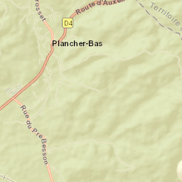 Plancher-Bas Street Map