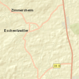 Zimmersheim Street Map