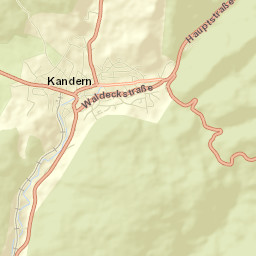 Kandern Street Map