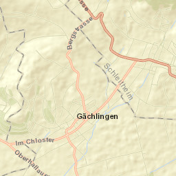 Bezirk Oberklettgau Street Map