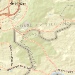 Büsingen Street Map
