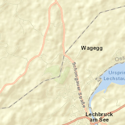 Lechbruck Street Map