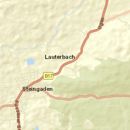 Steingaden Street Map