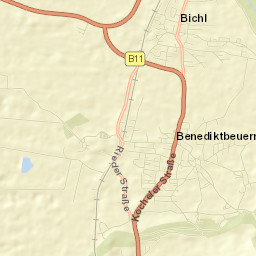 Bichl Street Map
