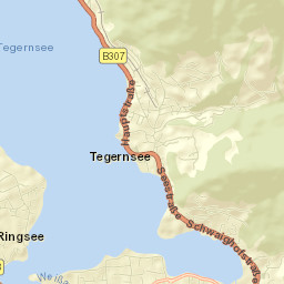 Tegernsee Street Map