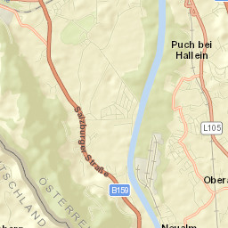 Puch bei Hallein Street Map