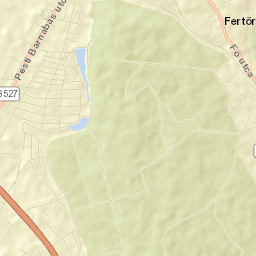 Fertőrákos Street Map