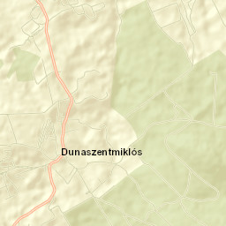Dunaszentmiklós Street Map