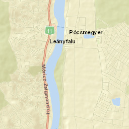 Leányfalu Street Map