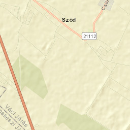 Sződ Street Map