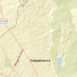 Galgamácsa Street Map