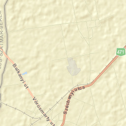 Nyíradony Street Map