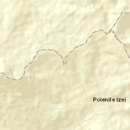Comuna Poienile Izei Street Map