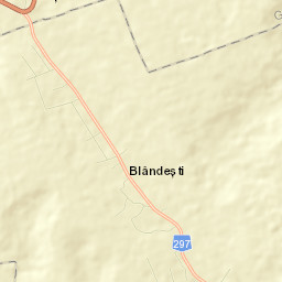 Comuna Blândeşti Street Map