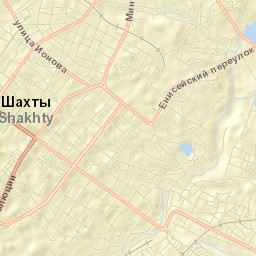 Shakhty Street Map