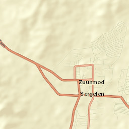 Dzuunmod Street Map