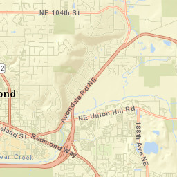 Redmond Street Map
