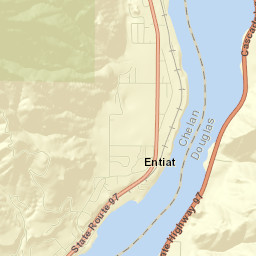 Entiat Street Map