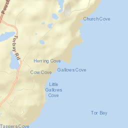 Torbay Street Map