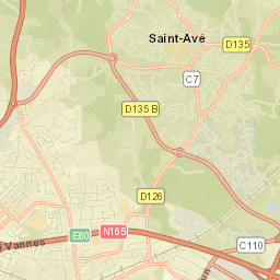 Saint-Avé Street Map