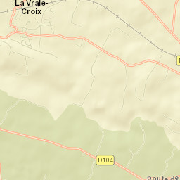 La Vraie-Croix Street Map