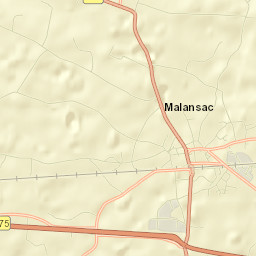 Malansac Street Map