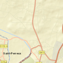 Saint-Perreux Street Map
