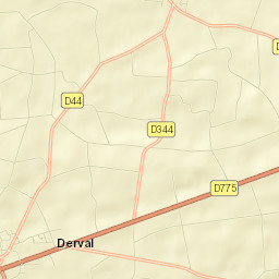 Derval Street Map