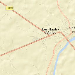 Châteauneuf-sur-Sarthe Street Map
