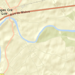 Bazouges-sur-le-Loir Street Map