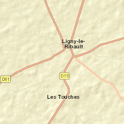 Ligny-le-Ribault Street Map