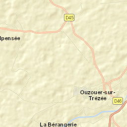 Ouzouer-sur-Trézée Street Map