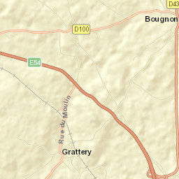 Département de la Haute-Saône Street Map