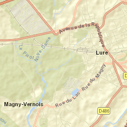 Magny-Vernois Street Map