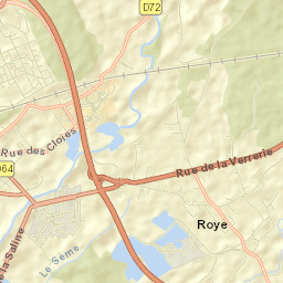 Roye Street Map