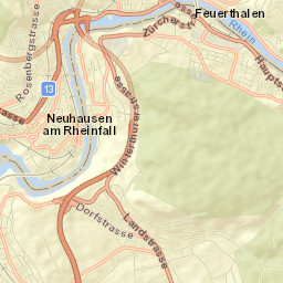 Neuhausen Street Map