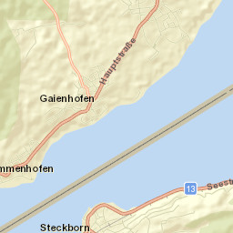 Gaienhofen Street Map