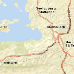 Seehausen am Staffelsee Street Map