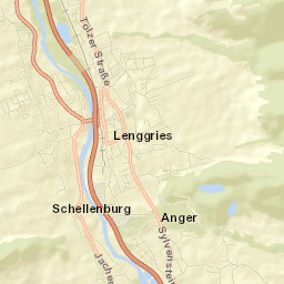 Lenggries Street Map